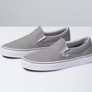 Light Grey Slip-On Vans